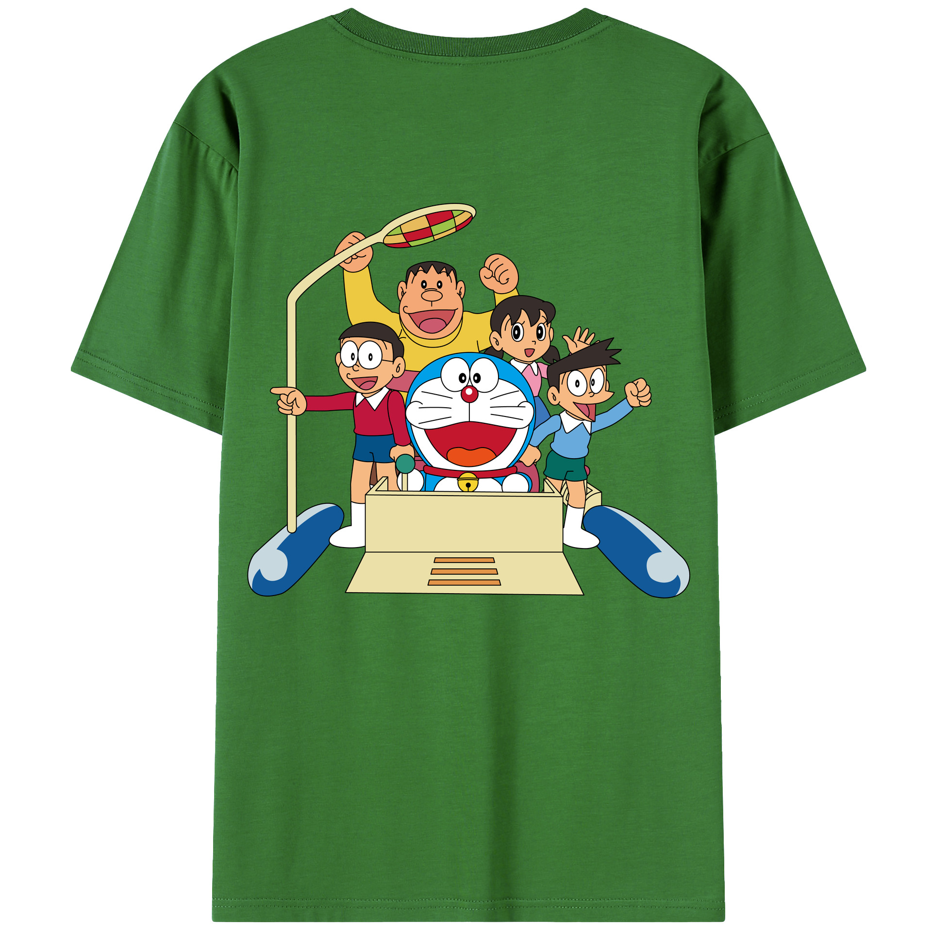 （画像用） ドラえもん 骨川 スネ夫 Doraemon Honekawa Suneo レディース半袖Tシャツ(バックプリント)
